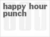 recipe for happy hour punch