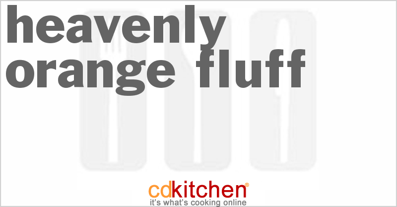 Heavenly Orange Fluff - CDKitchen.com