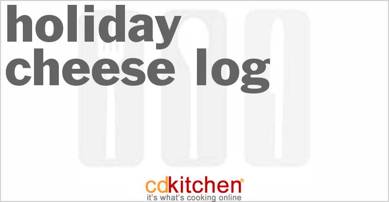 Holiday Cheese Log - CDKitchen.com