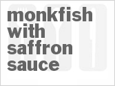 recipe for monkfish with saffron sauce