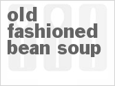 recipe for old-fashioned bean soup
