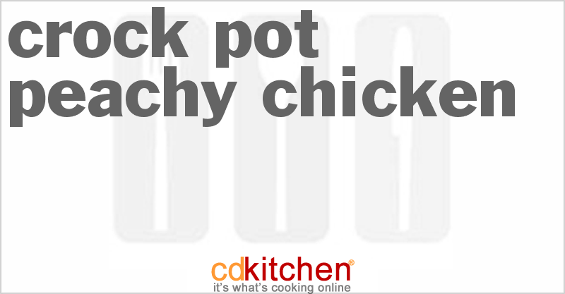 Peachy Chicken - CDKitchen.com