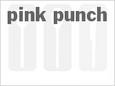 recipe for pink punch