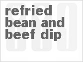 recipe for slow cooker refried bean and beef dip