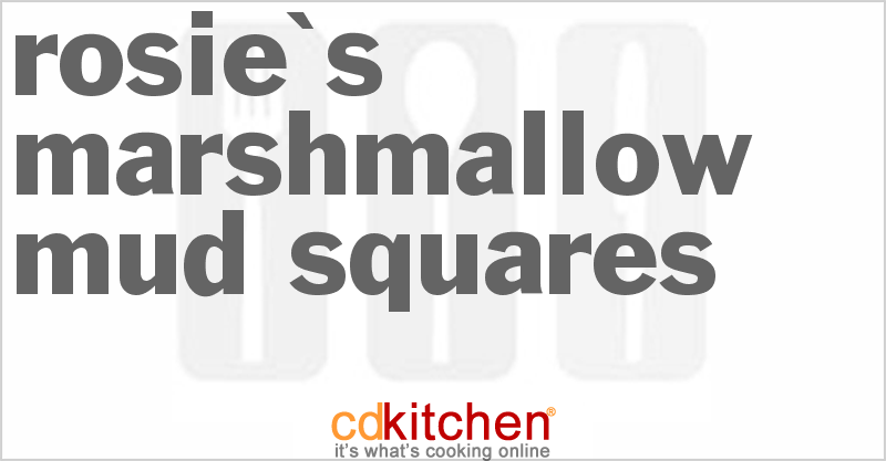 Rosie's Marshmallow Mud Squares - CDKitchen.com