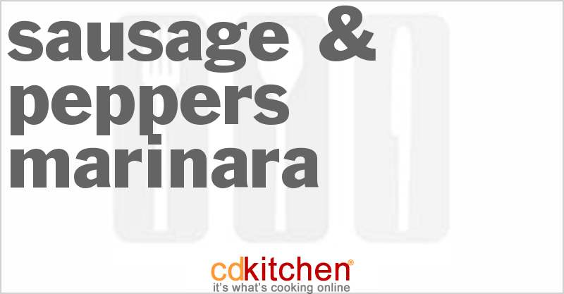 Sausage & Peppers Marinara - CDKitchen.com