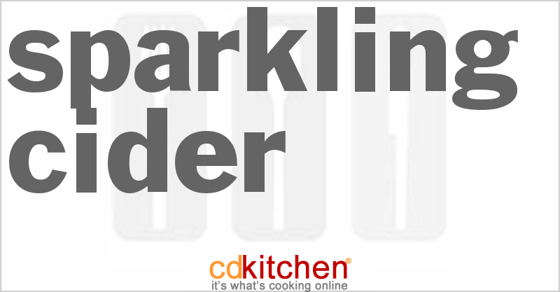 Sparkling Cider - CDKitchen.com