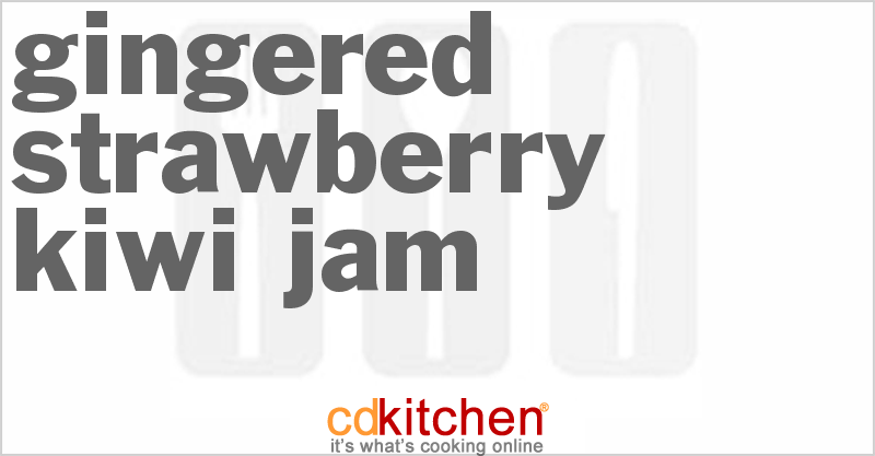 Gingered Strawberry-Kiwi Jam - CDKitchen.com