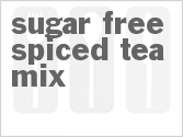 recipe for sugar-free spiced tea mix
