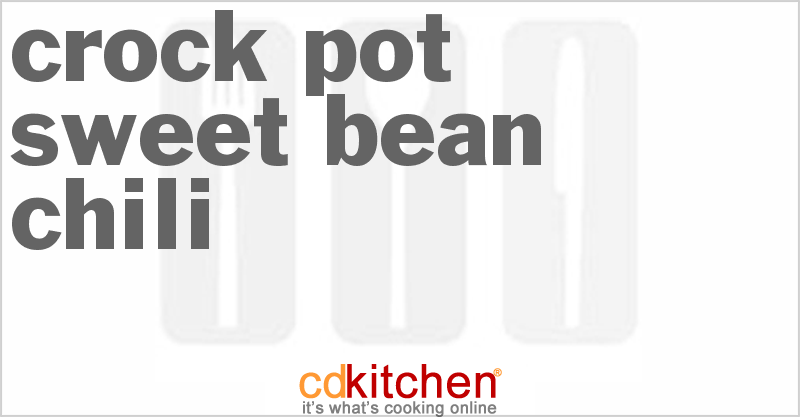 Sweet Bean Chili - CDKitchen.com