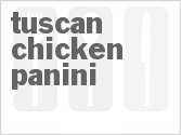 recipe for tuscan chicken panini