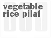 recipe for vegetable rice pilaf