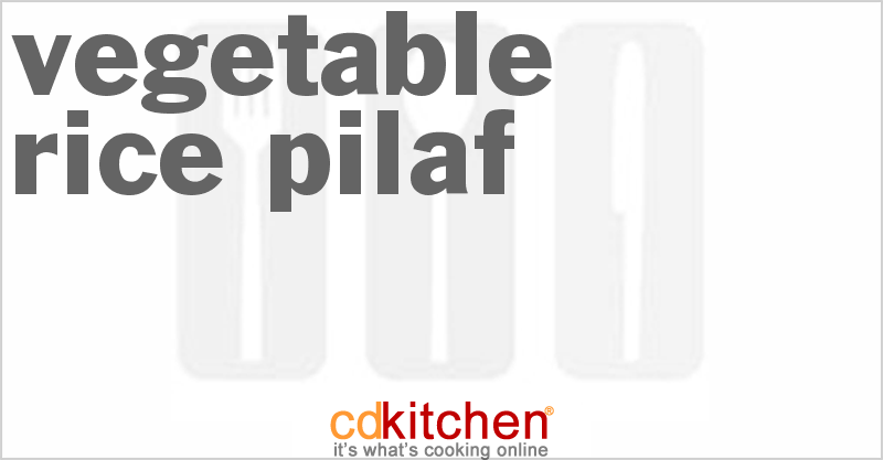 Vegetable Rice Pilaf - CDKitchen.com