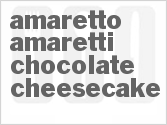 recipe for amaretto-amaretti chocolate cheesecake