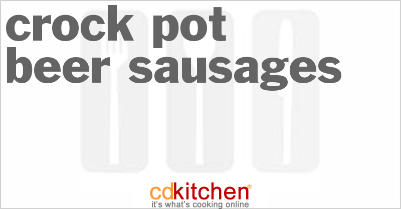 Beer Sausages - CDKitchen.com