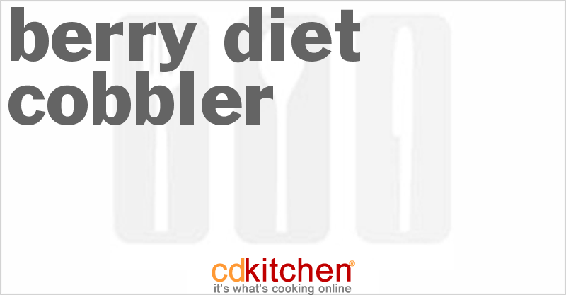 Berry Diet Cobbler - CDKitchen.com