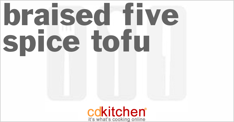 Braised Five-Spice Tofu - CDKitchen.com