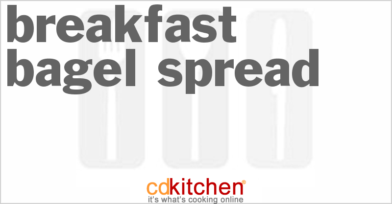 Breakfast Bagel Spread - CDKitchen.com