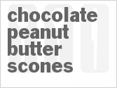 recipe for chocolate peanut butter scones