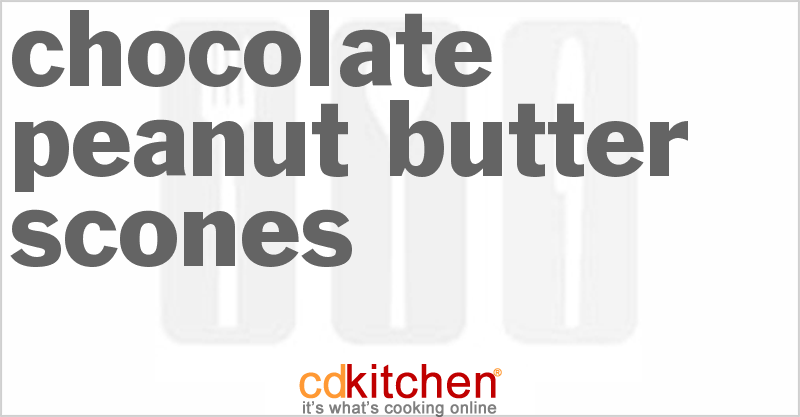 Chocolate Peanut Butter Scones - CDKitchen.com