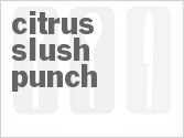 recipe for citrus slush punch