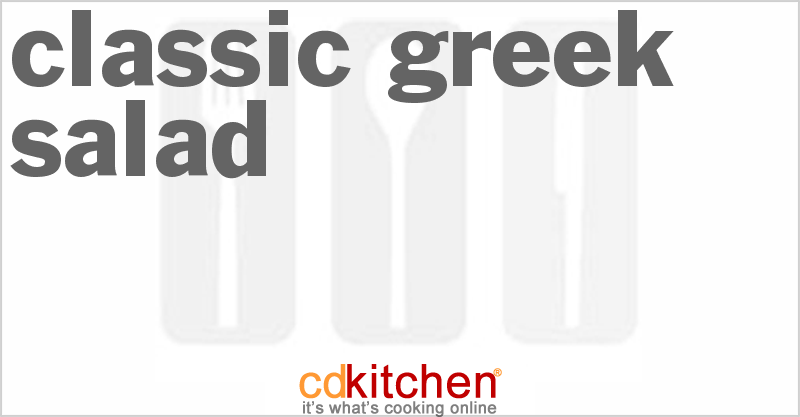 Classic Greek Salad - CDKitchen.com