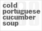recipe for cold portuguese cucumber soup