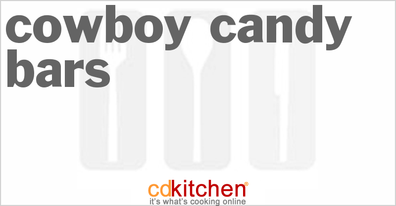 Cowboy Candy Bars - CDKitchen.com
