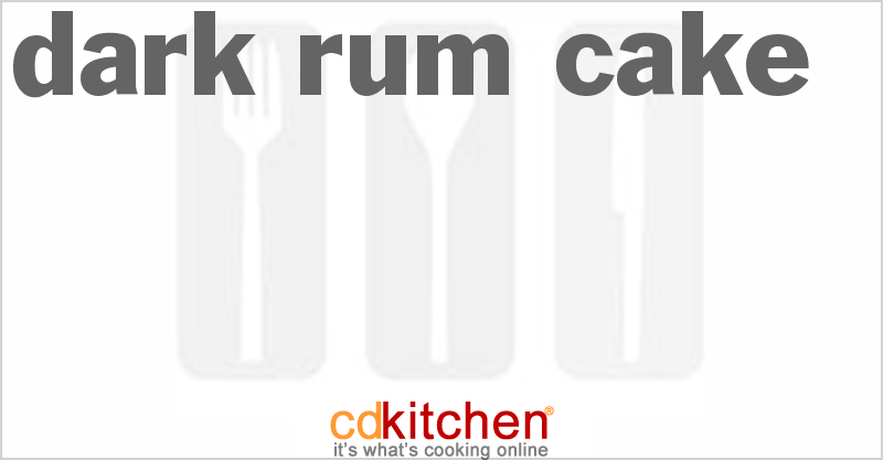 Dark Rum Cake - CDKitchen.com