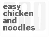 recipe for easy chicken and noodles
