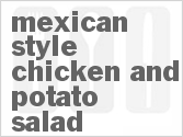 recipe for mexican style chicken and potato salad