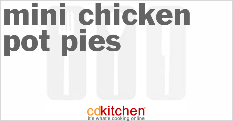 Mini Chicken Pot Pies - CDKitchen.com