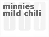 recipe for minnies mild chili