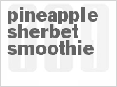 recipe for pineapple sherbet smoothie