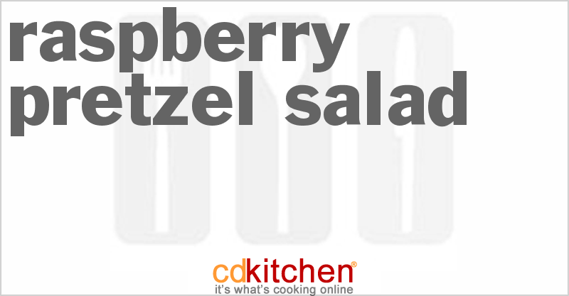 Raspberry Pretzel Salad - CDKitchen.com