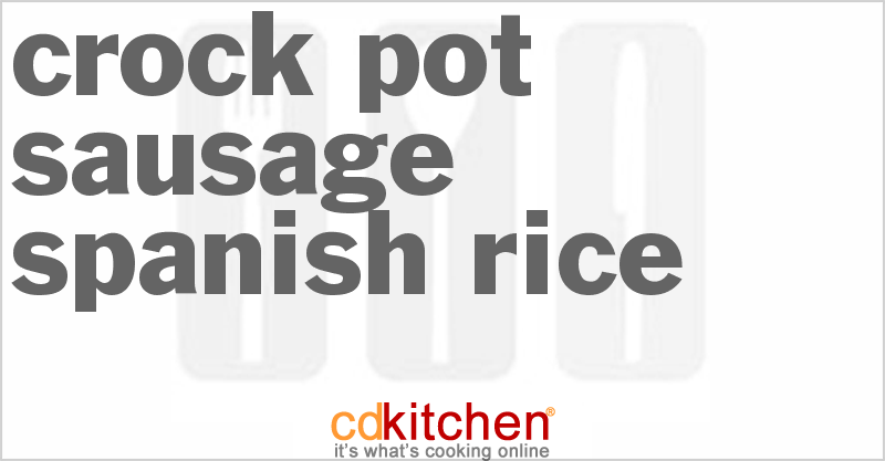 Sausage Spanish Rice - CDKitchen.com