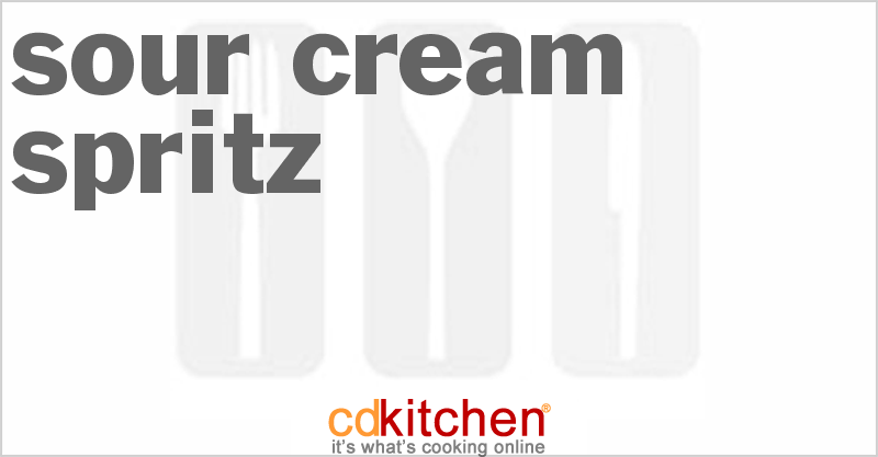 Sour Cream Spritz - CDKitchen.com