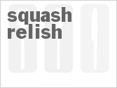 recipe for squash relish