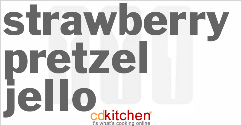 Strawberry Pretzel Jello - CDKitchen.com