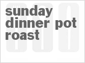 recipe for sunday dinner pot roast