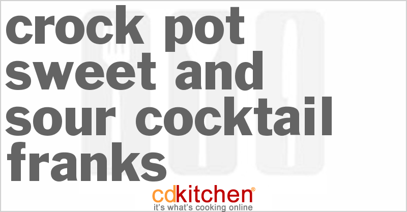 Sweet and Sour Cocktail Franks - CDKitchen.com