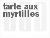 recipe for tarte aux myrtilles