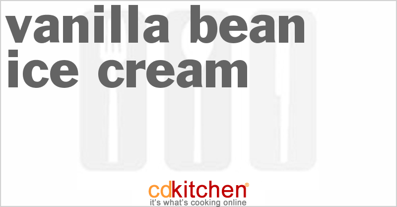 Vanilla Bean Ice Cream - CDKitchen.com