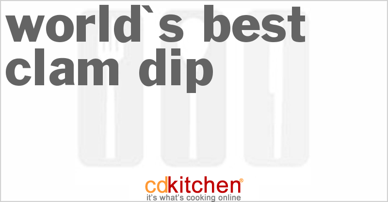 World's Best Clam Dip - CDKitchen.com