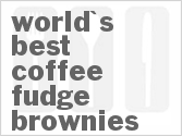 recipe for world's best coffee fudge brownies