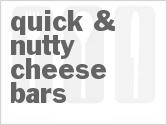 Quick & Nutty Cheese Bars