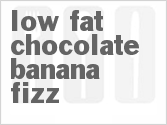 Low Fat Chocolate Banana Fizz