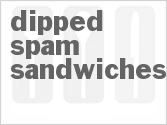 Dipped Spam Sandwiches