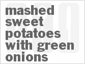 Mashed Sweet Potatoes With Green Onions