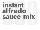 recipe for instant alfredo sauce mix